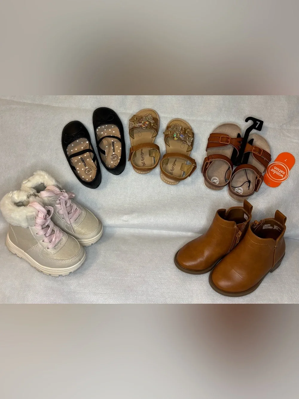Toddler girl shoe bundle size 7 toddler
